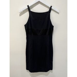 Vtg DAVE & JOHNNY Dress sz 4 Black Evening Cocktail Party Sheath Whimsigoth